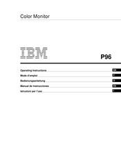 IBM P96 Bedienungsanleitung