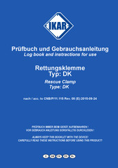 IKAR DK Prüfbuch Und Gebrauchsanleitung