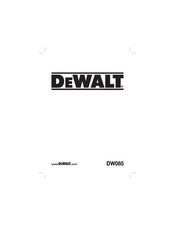 DeWalt DW085 Bersetzt Von Den Originalanweisungen