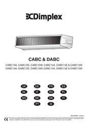 Dimplex CABC serie Montage- Und Bedienungsanleitung