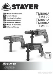 stayer TM900 Bedienungsanleitung