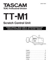 Tascam TT-M1 Bedienungsanleitung
