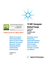 Agilent Technologies TV 801 Bedienungshandbuch