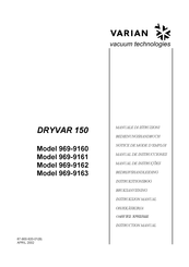 Variant DRYVAR 150 969-9160 Bedienungshandbuch
