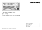 Cherry G80-11900 Bedienungsanleitung