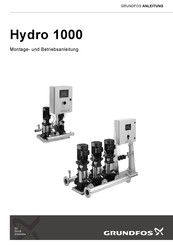 Grundfos Hydro 1000 Montage- Und Betriebsanleitung