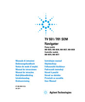 Agilent Technologies TV 551 SEM Navigator Bedienungshandbuch