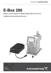Grundfos E-Box 200 Montage- Und Betriebsanleitung