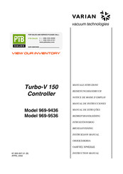 Varian Turbo-V 150 Bedienungshandbuch