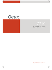 Getac Z710 Handbuch