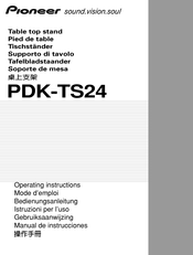 Pioneer PDK-TS24 Bedienungsanleitung