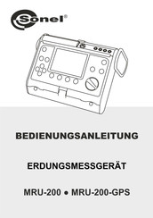 Sonel MRU-200-GPS Bedienungsanleitung