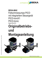 BEKA BEKA-MAX PICO-tronic Original - Betriebs- Und Montageanleitung