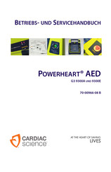 Cardiac Science Powerheart AED G3 9300E Betriebs- Und Servicehandbuch