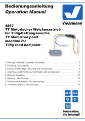 Viessmann 4567 Bedienungsanleitung