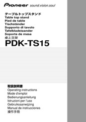 Pioneer PDK-TS15 Bedienungsanleitung