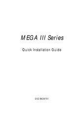 MSI MEGA III Serie Schnellinstallationsanleitung