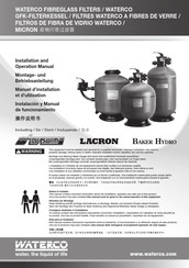 Waterco LACRON Montage- Und Betriebsanleitung