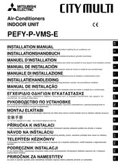 Mitsubishi Electric CITY MULTI PEFY-P-VMS-E Installationshandbuch