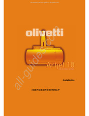 Olivetti Artjet 10 Installation