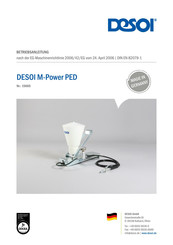 DESOI M-Power PED Betriebsanleitung