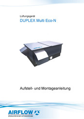 Airflow DUPLEX 1500 Multi Eco-N Aufstell- Und Montageanleitung