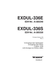 Wasco EXDUL-336E Handbuch