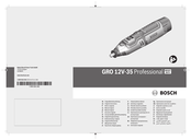 Bosch GRO 12V-35 Professional Originalbetriebsanleitung