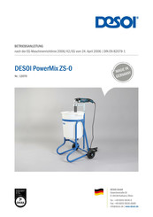 DESOI PowerMix ZS-0 Betriebsanleitung