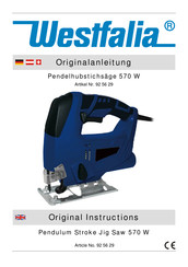 Westfalia 92 56 29 Originalanleitung