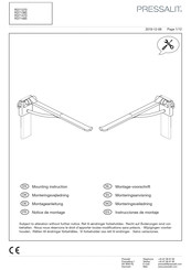 Pressalit R371485 Montageanleitung