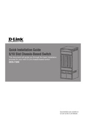 D-Link DES-7200 Serie Installationsanleitung