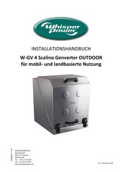 Whisper Power W-GV 4 Installationshandbuch