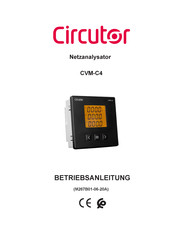 Circutor CVM-C4 Betriebsanleitung