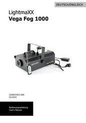 Lightmaxx Vega fog 1000 Bedienungsanleitung