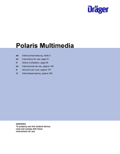 Dräger Polaris Multimedia Gebrauchsanweisung