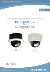 dallmeier DDF4500HDV serie Installation Und Konfiguration
