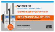 WIR elektronik eWICKLER Comfort eW84x-F Bedienungsanleitung