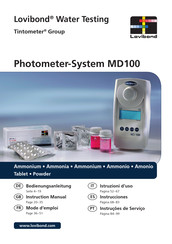 Lovibond Tintometer MD100 Bedienungsanleitung
