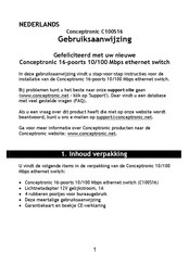 Conceptronic C100S16 Benutzerhandbuch
