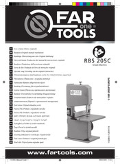 Far Tools RBS 205C Übersetzung Aus Dem Original-Anleitung