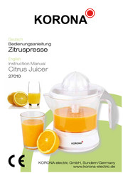 Korona 27010 Bedienungsanleitung