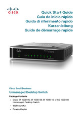 Cisco SG 100D-08 Kurzanleitung