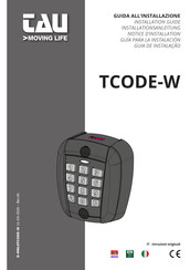 tau TCODE-W Installationsanleitung