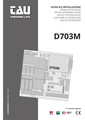Tau D703M Installationsanleitung