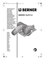 Berner BACCS 10,8 V LI Originalbetriebsanleitung