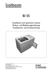 Indel Webasto Marine isotherm BI 55 Einbau- Und Bedienungsanleitung