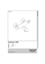 Grohe Grohtherm 1000 serie Montageanleitung