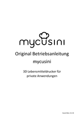 Mycusini 00050 Originalbetriebsanleitung