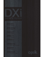 Polk DXi Serie Handbuch